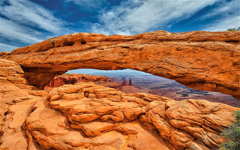 Earth, Canyons, Rock, Utah, Mesa Arch, 1080P, Canyon