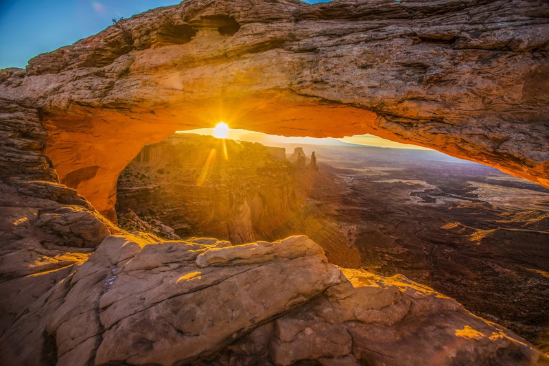 Canyons, USA, Rock, Sunbeam, Canyon, Mountain, 1080P, Mesa Arch, National Park