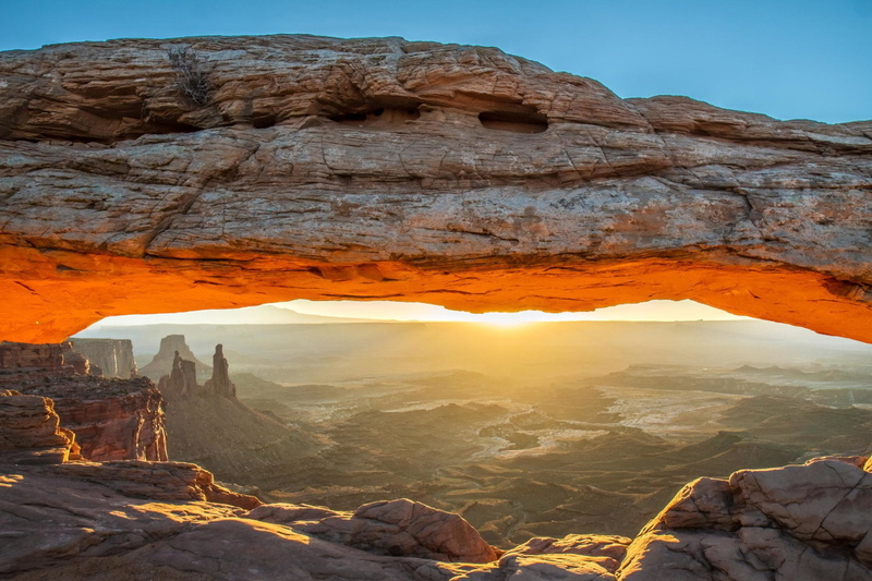 Sunny, Landscape, Canyons, 1080P, Mesa Arch, Nature, Arch, Rock