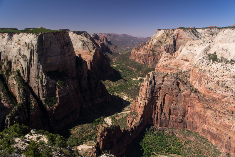 springdale, observation point, mountain range, national park, clear sky, tranquility, solid, rock formation, travel destinations, climate, rock - object
