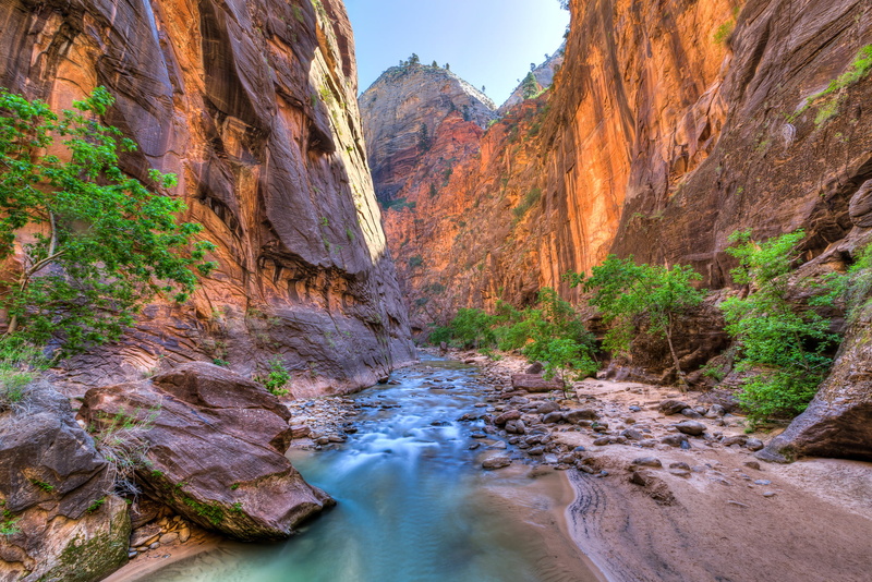 water, USA, nature, solid, stream - flowing water, no people, formation, plant, rock, flowing, outdoors, tranquil scene, scenics - nature, flowing water