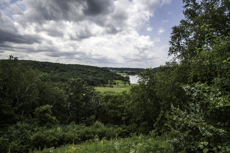 blue, built structure, beauty in nature, landscape, tree, landscapes, county, grass, indian lake county park, growth, plant, park, tranquility, clouds