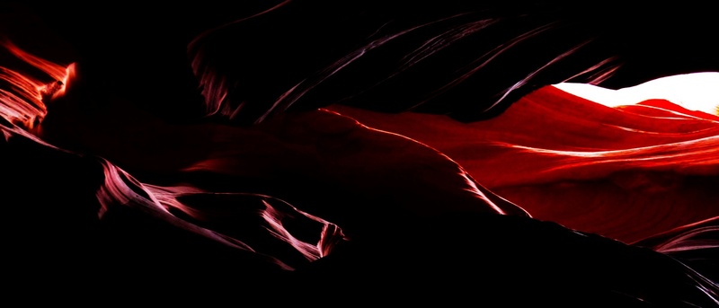abstract, motion, indoors, beauty in nature, usa, close-up, antelope canyon, arizona, studio shot, textured, red, 1080P, black background, dark, full frame