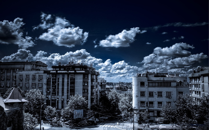 Serbia, HDR, summer, Belgrade, 720P