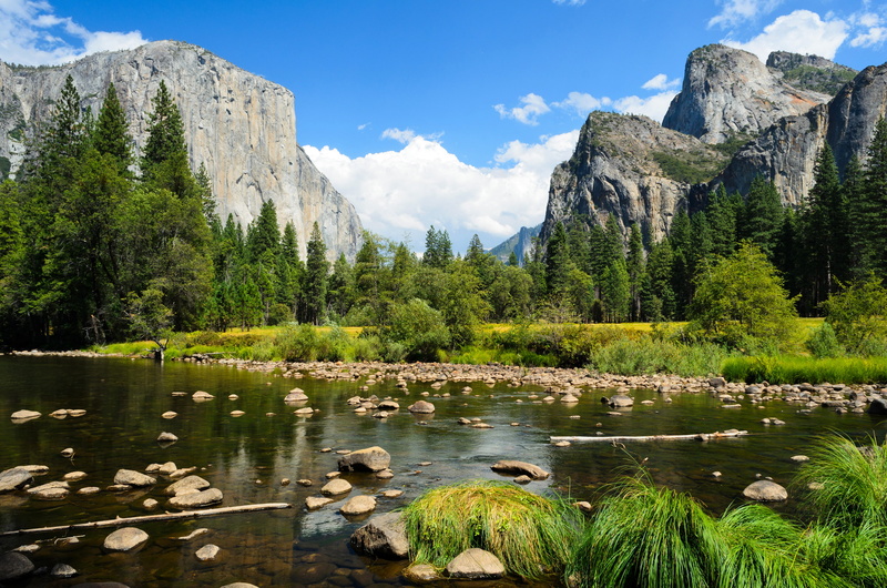 water, national Park, 2K, tranquil Scene, travel Destinations, formation, hiking, park - Man Made Space, Yosemite National Park, river, travel, cloud - sky