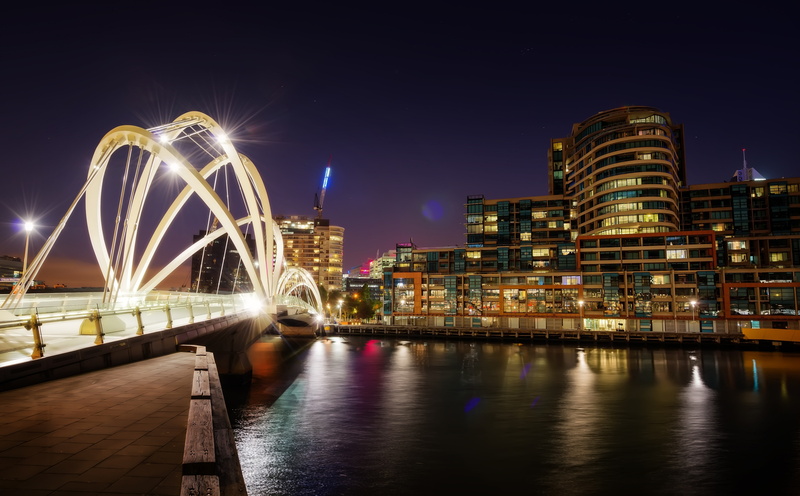 Urban, Range, Digital, 2013, Victoria, travel destinations, Bridge, Australia, river, Night, bridge - man made structure, capital, City, dynamic, High