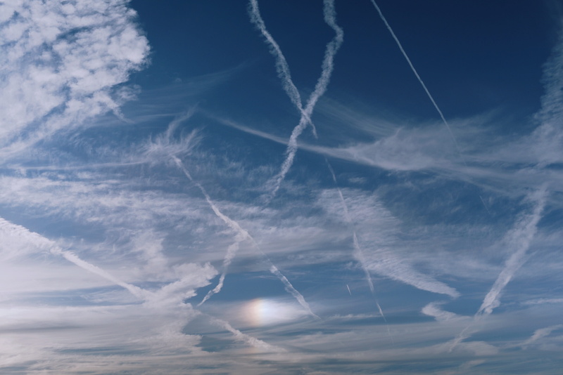 united states, nature, backgrounds, paso robles, idyllic, vapor trail, beauty in nature, tranquility, blue, 4K, day, cloudscape, tranquil scene, flying