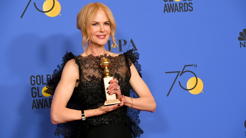 Nicole Kidman, Golden Globes 2018, 4k, blonde, 2K, photo