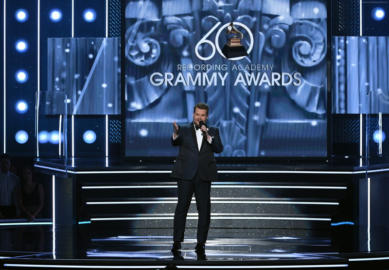 2K, photo, 4K, Grammy 2018, James Corden