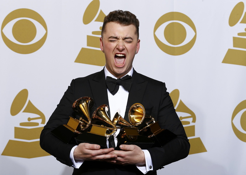 Record of the Year, Song of the Year, Most Popular Celebs in 2015, Grammys 2015 Best Celebrity, 2K, Stay With Me, singer, songwriter, Best New Artist