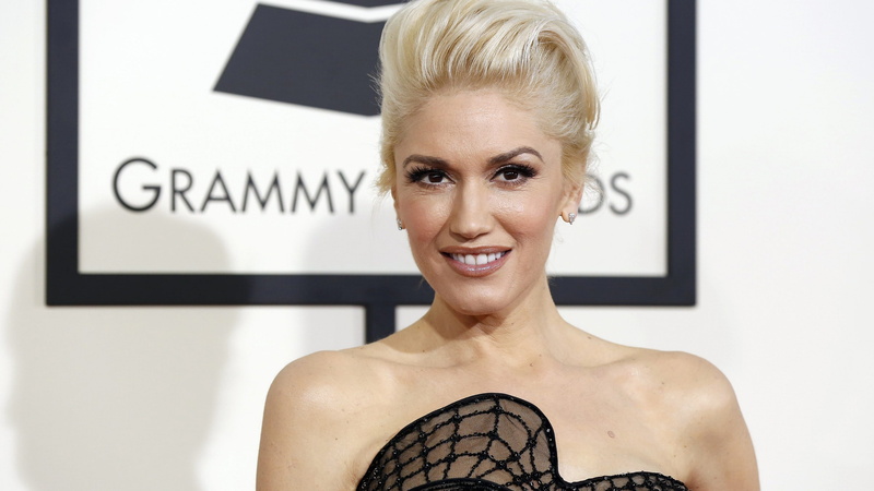 Gwen Stefani, Grammys 2015 Best Celebrity, Most Popular Celebs in 2015, actress, wearing, woman, black, fashion designer, songwriter, 4K, singer, gown
