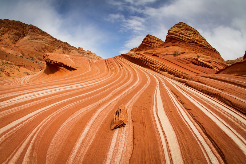 scenics - nature, climate, tranquility, sand, Coyote Buttes, non-urban scene, environment, texture, beauty in nature, death, canyon, idyllic, sky, land