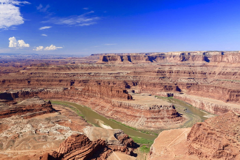 sandstone, geology, scenic, semi-arid, place, state park, solid, physical geography, utah, sand, non-urban scene, rock formation, rock - object, dead horse point