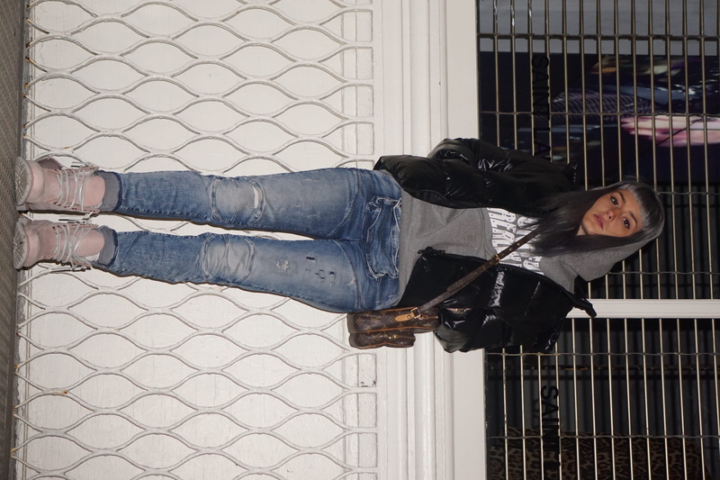 leisure activity, boundary, built structure, standing, barrier, gate, real people, lifestyles, casual clothing, young adult, soho, new york, model, architecture