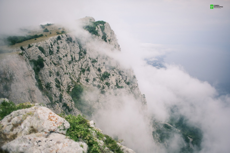 rock, 2K, clouds, nature, Crimea, mist, mountains