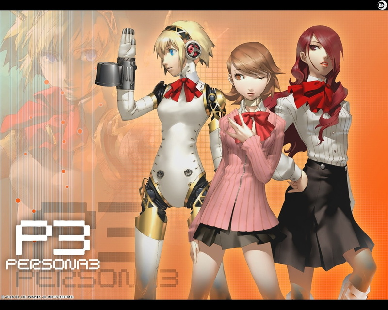 group of people, women, creativity, occupation, anime girls, video games, 720P, costume, Persona series, male likeness, Aigis, robot, standing, human representation