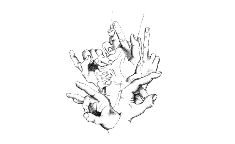 water, cut out, design, no people, White, swirl, motion, copy space, white color, indoors, Hand, illustrationm, art and craft, hands, pattern, Signs, ink