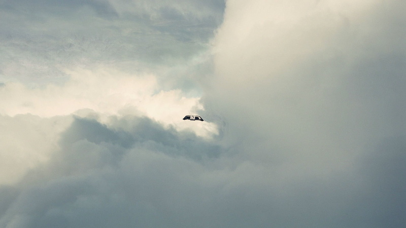 1080P, sky, outdoors, fi, interstellar, above, no people, air vehicle, mid-air, airplane, flying, scenics - nature, day, cloud - sky, nature, adventure