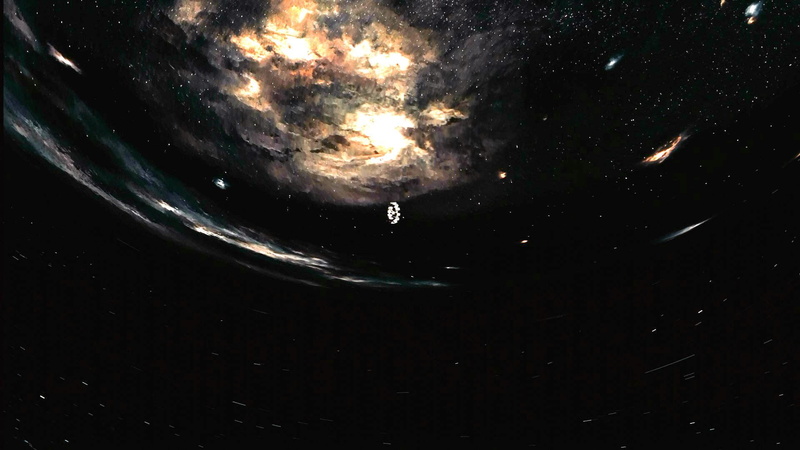 adventure, 1080P, astronomy, star - space, air vehicle, Futurictic, sky, majestic, space, sci, space exploration, astronaut, night, moon, spaceship, water
