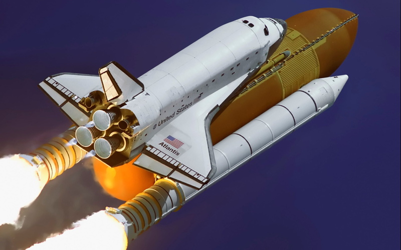 space shuttle atlantis, 1080P