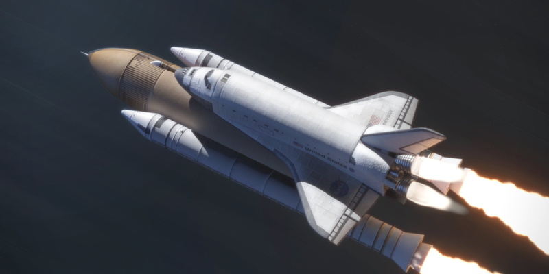 spaceship, NASA, space shuttle, Space Shuttle Endeavour, 4K