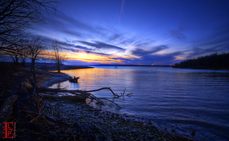 Sunset, United States, memory, scenics - nature, beauty in nature, tranquility, cloud - sky, 4K, persistence, Landscape, dusk, Clinton Lake, sky, plant