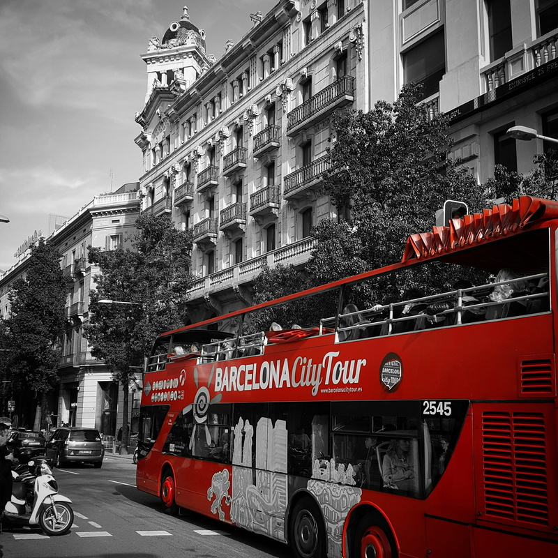mode of transportation, communication, barcelona, england, outdoors, spanish, urban Scene, spain, no people, street, traffic, text, famous Place, urgency