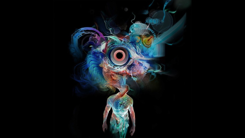hallucinations, surrealism, 2K, explosion, body, man