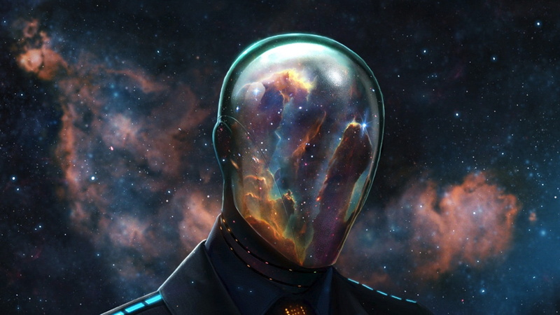 science fiction, Daft Punk, artwork, 1080P, Dan Luvisi