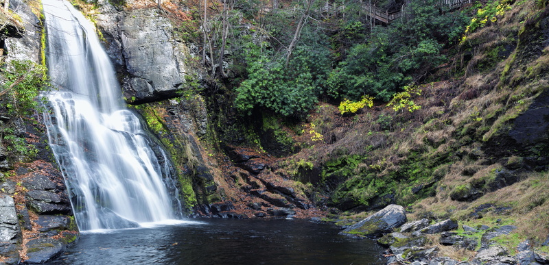 park, nature, flow, outdoor, fall, scenics, forest, leafed, peace, no people, tranquil, mountain, 5K, foliage, falling water, usa, blurred motion, plants