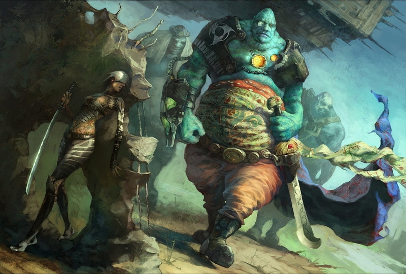 1080P, Dominance War, Warrior, Creature, Ogre, Sword, Weapon, Fantasy
