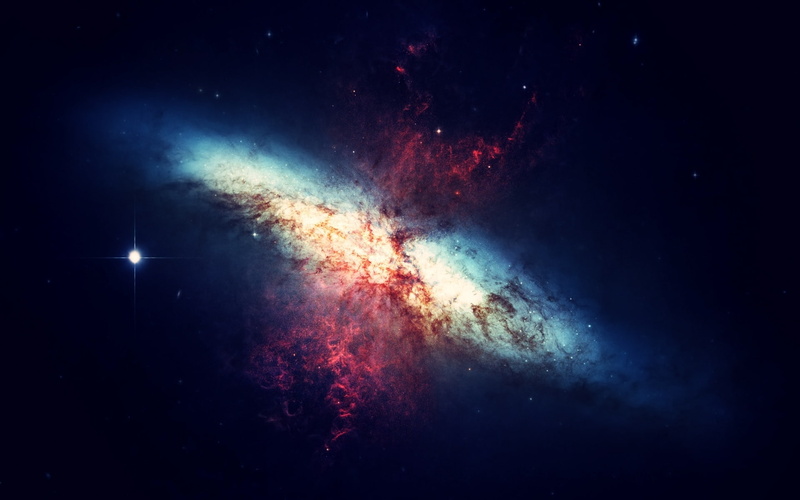 smoke - physical structure, mystery, space exploration, astronomy, nature, illuminated, luminosity, no people, nebula, 1080P, outdoors, blue, night, galaxy