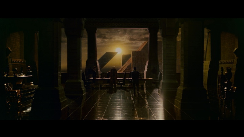 1080P, no people, alcohol, indoors, architecture, night, sky, transfer print, mode of transportation, nature, building, architectural column, city, movies blade runner