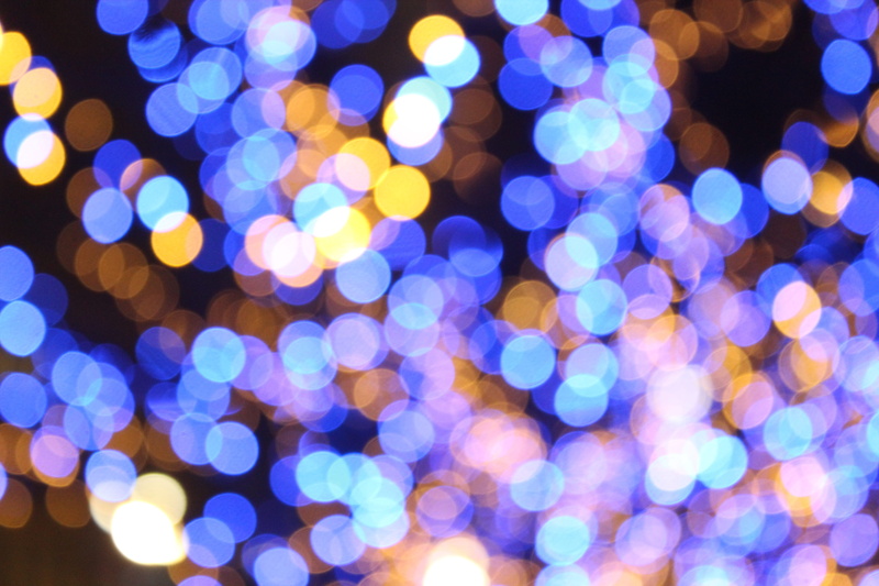 bright, multi colored, colors, bokeh, lighting equipment, blue, backgrounds, colorful, glitter, holiday, geometric shape, lights, light - natural phenomenon