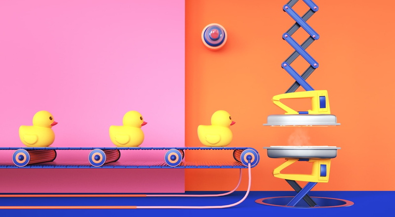 toy, RubberDucks, digital composite, Design, 3DComputerGraphics, Ducks, vibrant color, representation, plastic, colored background, yellow, communication