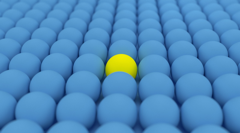 shape, Different, selective focus, 4K, day, Design, order, large group of objects, backgrounds, Blue, Ball, 3DComputerGraphics, indoors, abundance, dual