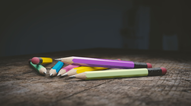 Colorful, 3DComputerGraphics, 3DArt, Artistic, art and craft, three-dimensional, wood - material, Macro, School, indoors, variation, choice, writing instrument