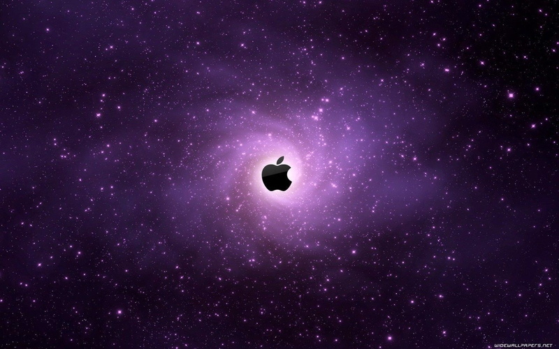 scenics - nature, silhouette, star field, sky, nature, backgrounds, space apple inc_ logo, outdoors, magenta, 720P, space, purple background, no people