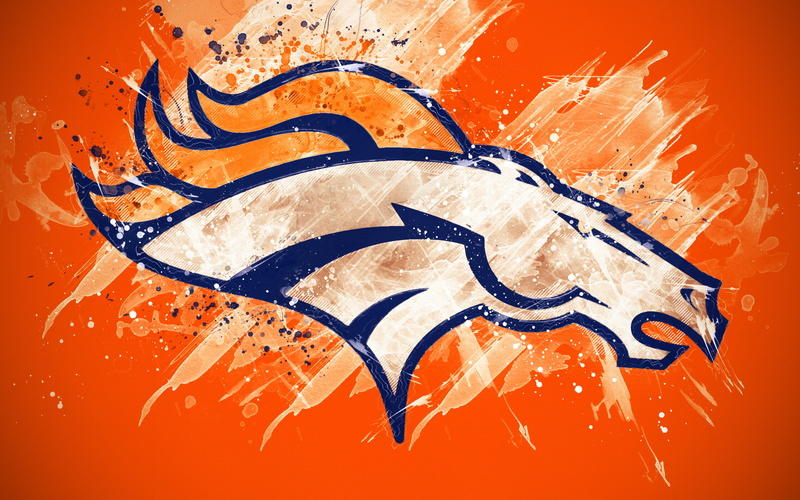 Logo, 4K, NFL, Emblem, Football, Denver Broncos