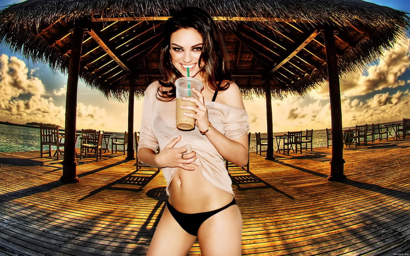 females, 1080P, female, brunettes, brunette, women, kunis, mila, actress