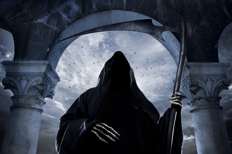 skeleton, gothic, scythe, reaper, headgear, hood, fantasy, 5K, undead