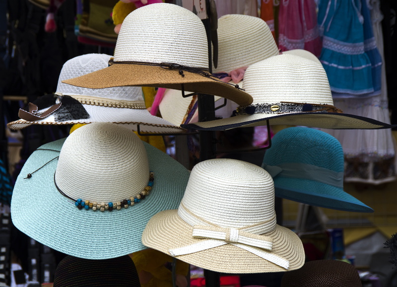 shopping, for sale, variation, business, straw hat, sale, 4K, stetson, retail display, hat, sun hat, outdoors, arrangement, choice, fashion, clothing