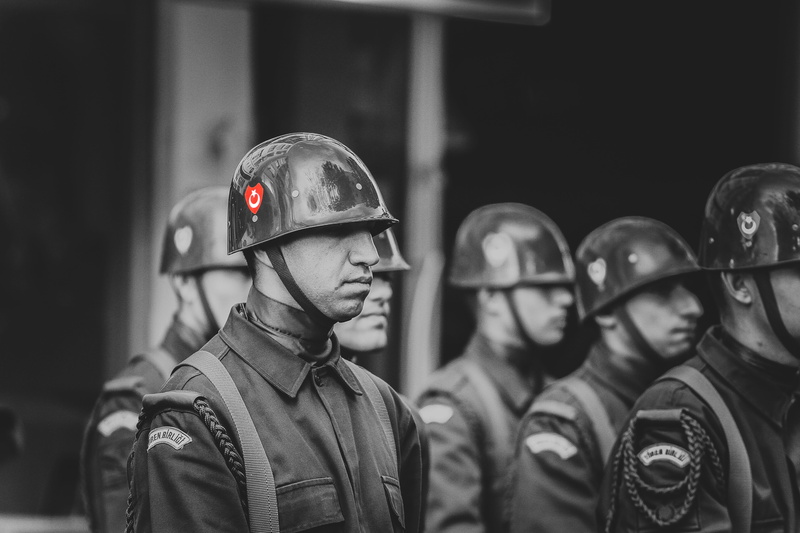headwear, military person, focus on foreground, 5K, adult, armed forces, architecture, occupation, security, army, army soldier, war, people, soldier