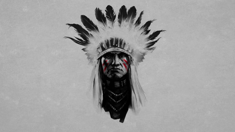 Native Americans, 1080P, feathers