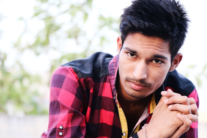 person, style, young men, portrait, adult, one person, dharmen rajput, contemplation, outdoors, young, casual clothing, looking, headshot, young adult
