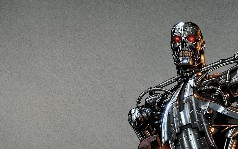 cyborg, cartoon/comic, robot, hd, 1080P, terminator