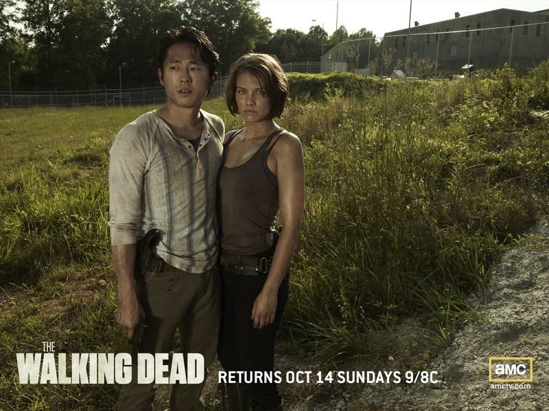 TV Show, Horror, The Walking Dead, Steven Yeun, Glenn Rhee, Maggie Greene, Lauren Cohan, 720P