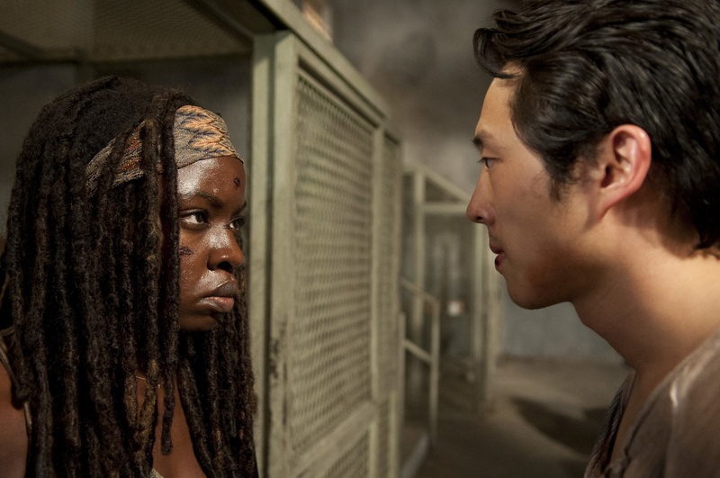1080P, Steven Yeun, Danai Gurira, The Walking Dead, Michonne (The Walking Dead), TV Show, Glenn Rhee