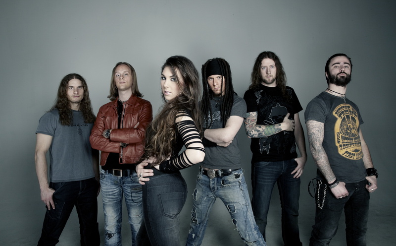 portrait, full, 5K, group of people, friendship, three quarter length, indoors, Others, adult, young men, zip, Amaranthe, standing, jacket, Music, jeans