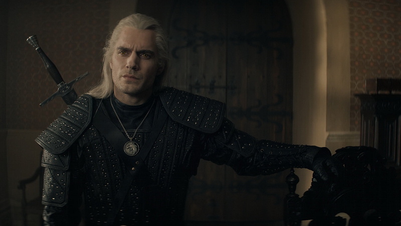 sword, Geralt of Rivia, Netflix, Henry Cavill, amulet, 1080P, the series, White Wolf, armor, the Witcher, series tv, mutant